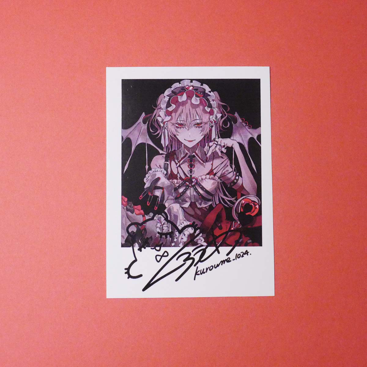 くろうめ「サイン色紙+短冊アクキー+チェキステッカー くろうめ「サイン色紙+短冊アクキー+チェキステッカー