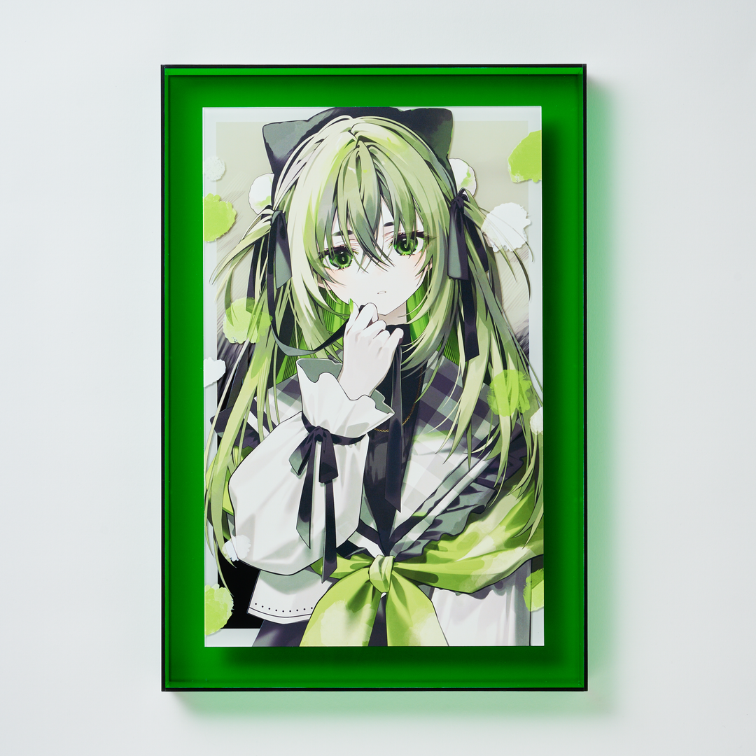 おしおしお「直筆ペインティング加工アクリルアート」《ワンストTOKIMEKI コレクション24''》 – ワンスト オンラインショップ