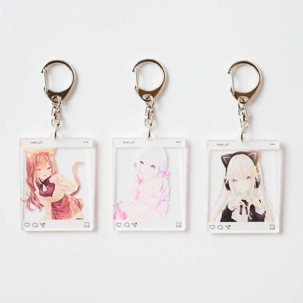 ウィンターワンピースアクリルキーホルダーコレクション