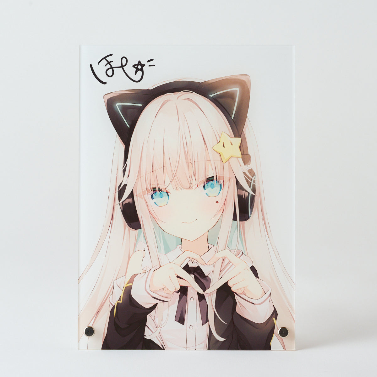 ほし「サイン入りアクリルアート（B5）」<br>《Winter Collection24'》