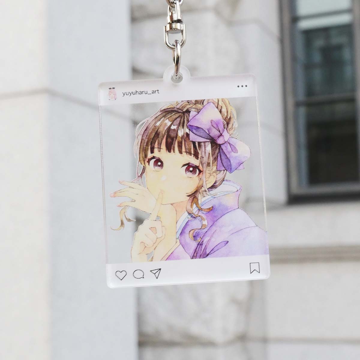 ゆゆはる「インスタ風アクキー」《ワンスト Winter Collection24