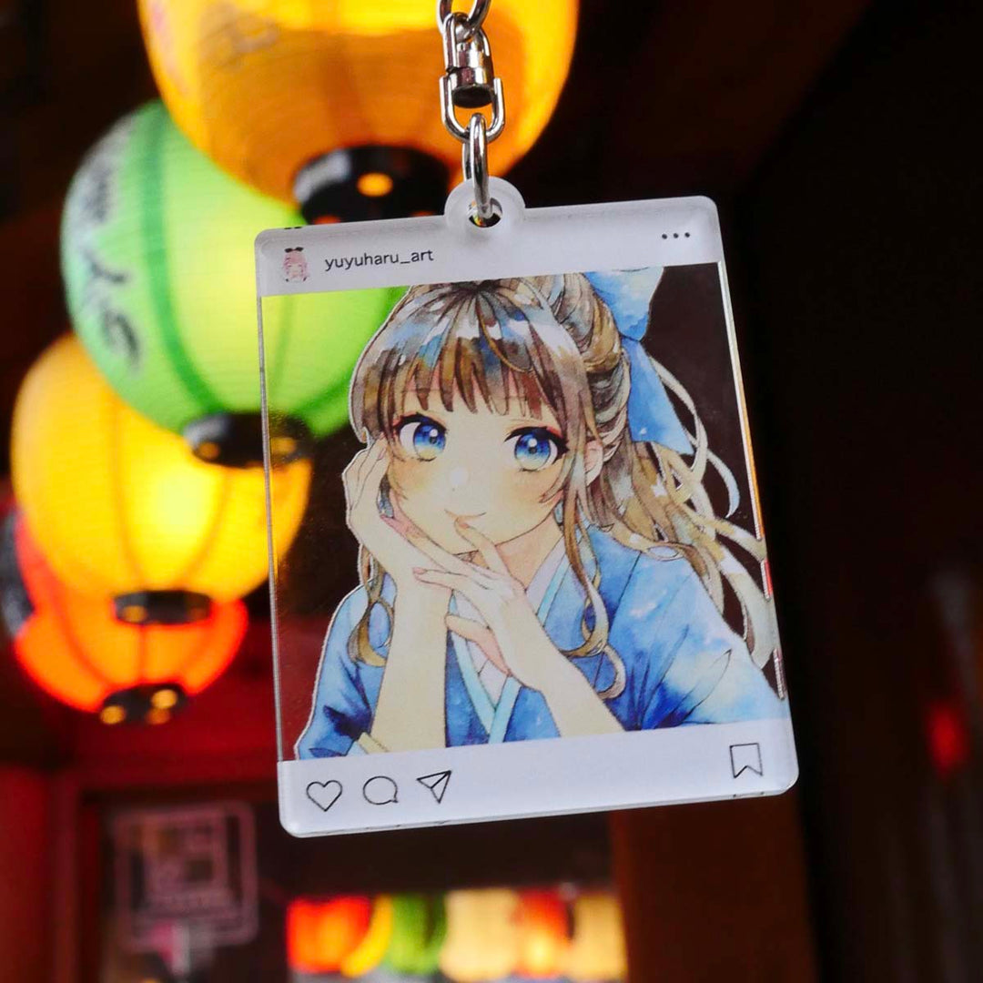 ゆゆはる「インスタ風アクキー」《ワンスト Winter Collection24