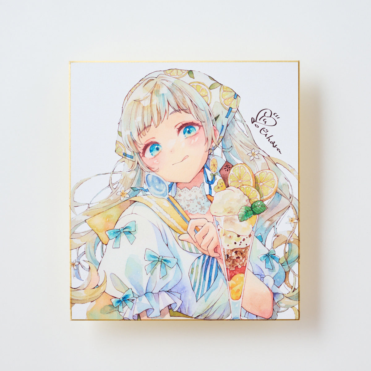 ゆゆはる「サイン入り色紙+アクキー全種セット」<br>《Winter Collection24'》